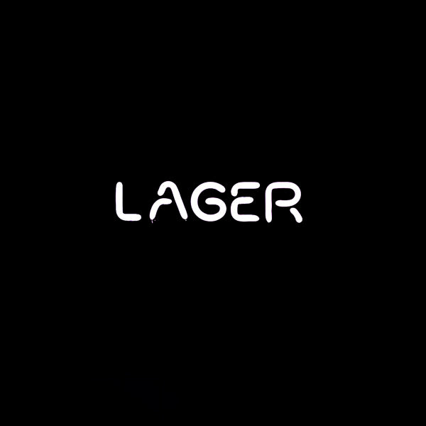 LAGER Neon Sign Replacement Tube