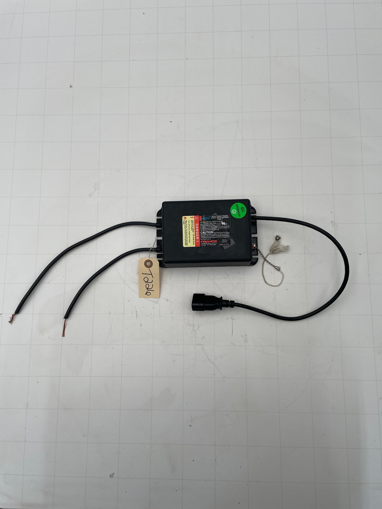 France Electronic Neon Sign Replacement Transformer – 9Kv