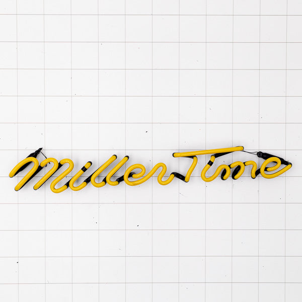 Miller Time Script Neon Sign Replacement Tube