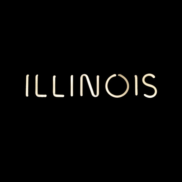 ILLINOIS Single Stroke Neon Sign Replacement Tube