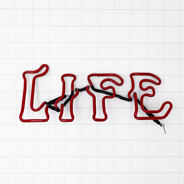 LIFE Double Stroke Red for High Life Neon Sign Replacement Tube