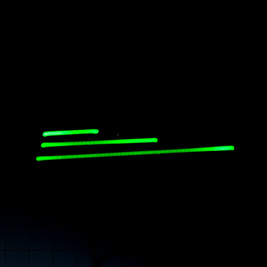 Border  Budweiser Green emphasis lines on right of eagle and A Neon Sign Replacement Tube Used