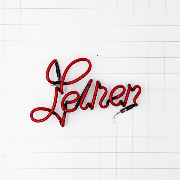 Leinen Single Stroke Word Unit for Leinenkugel's Summer Shandy Replacement Tube - Neon Sign Part Used