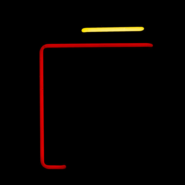 Upper Left Border for Leinenkugel's Tin Tacker Top Red Border Neon Sign Replacement Tube