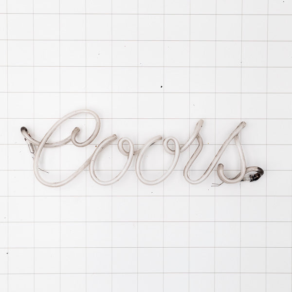 Coors Script Neon Sign Replacement Tube