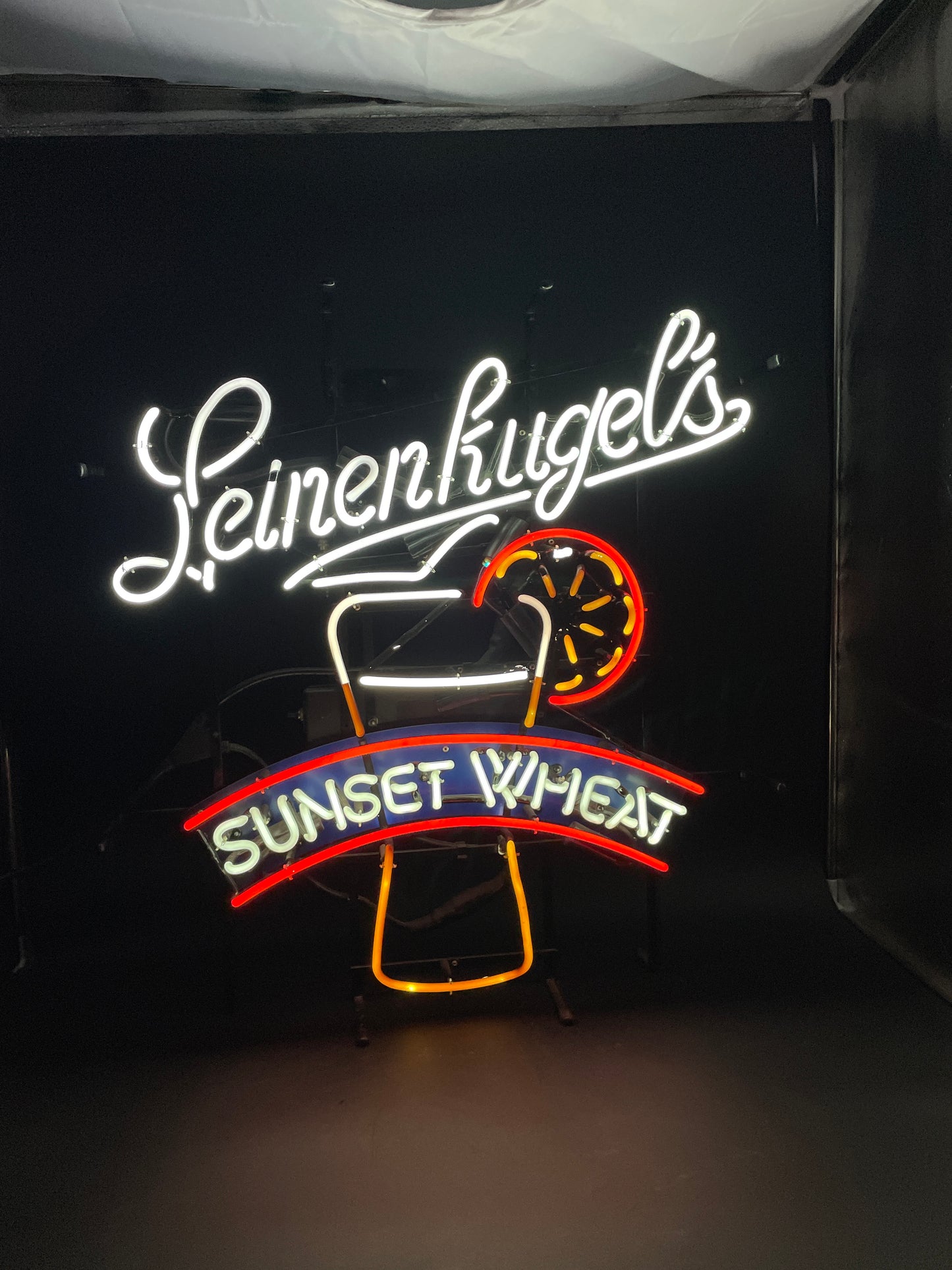 SUNSET WHEAT Single Stroke arched Word Unit for Leinenkugels Replacement Tube - Neon Sign Part