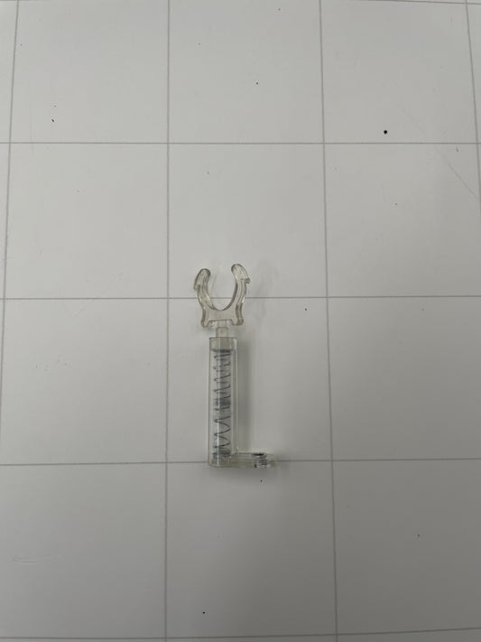 12mm Neon Sign Replacement Clear Plastic Tube Support – 2 1/2" Height