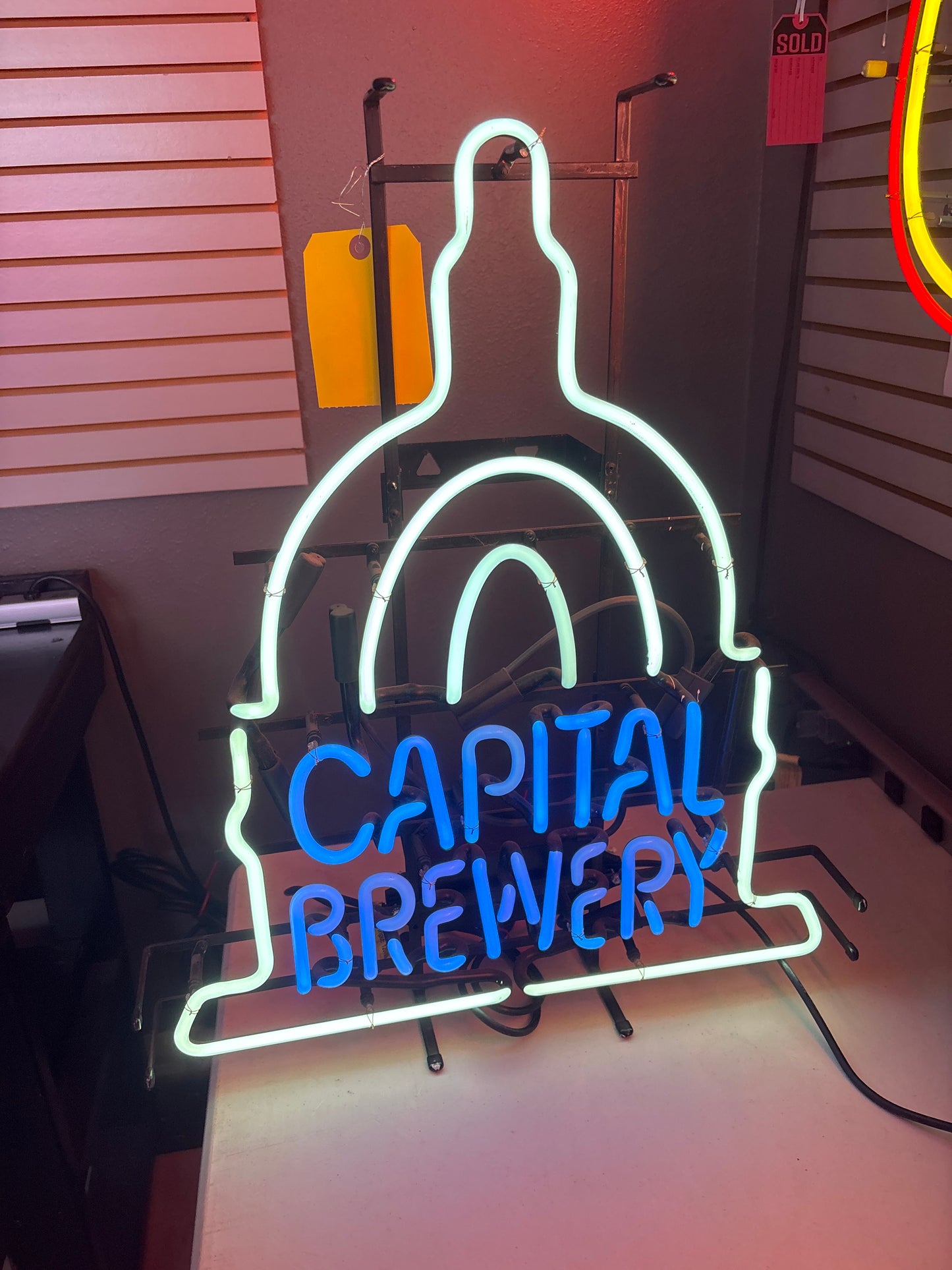 BREWERY Single Stroke Word unit with Bottom Border unit for Capital Brewery Replacement Tube - Neon Sign Part