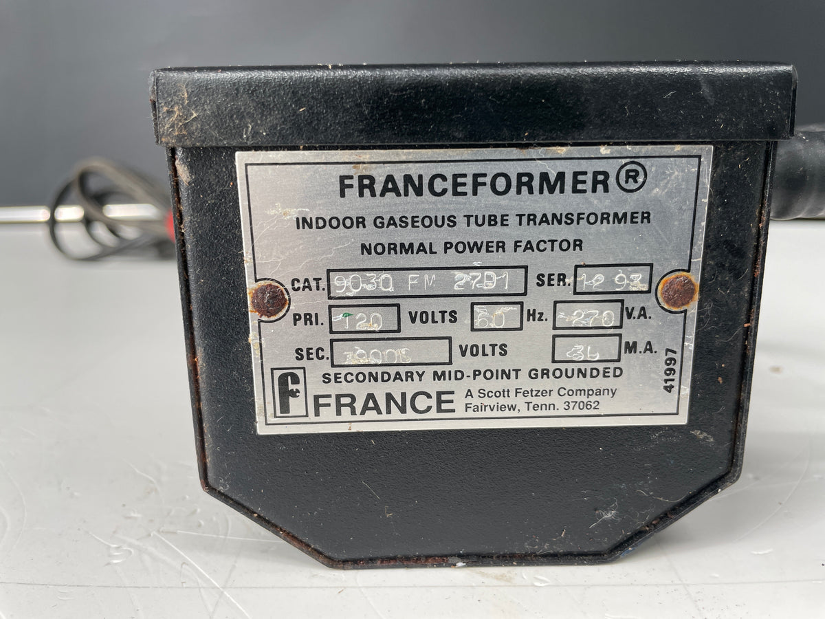 Franceformer Vintage Core & Coil Neon Sign Replacement Transformer – 6Kv