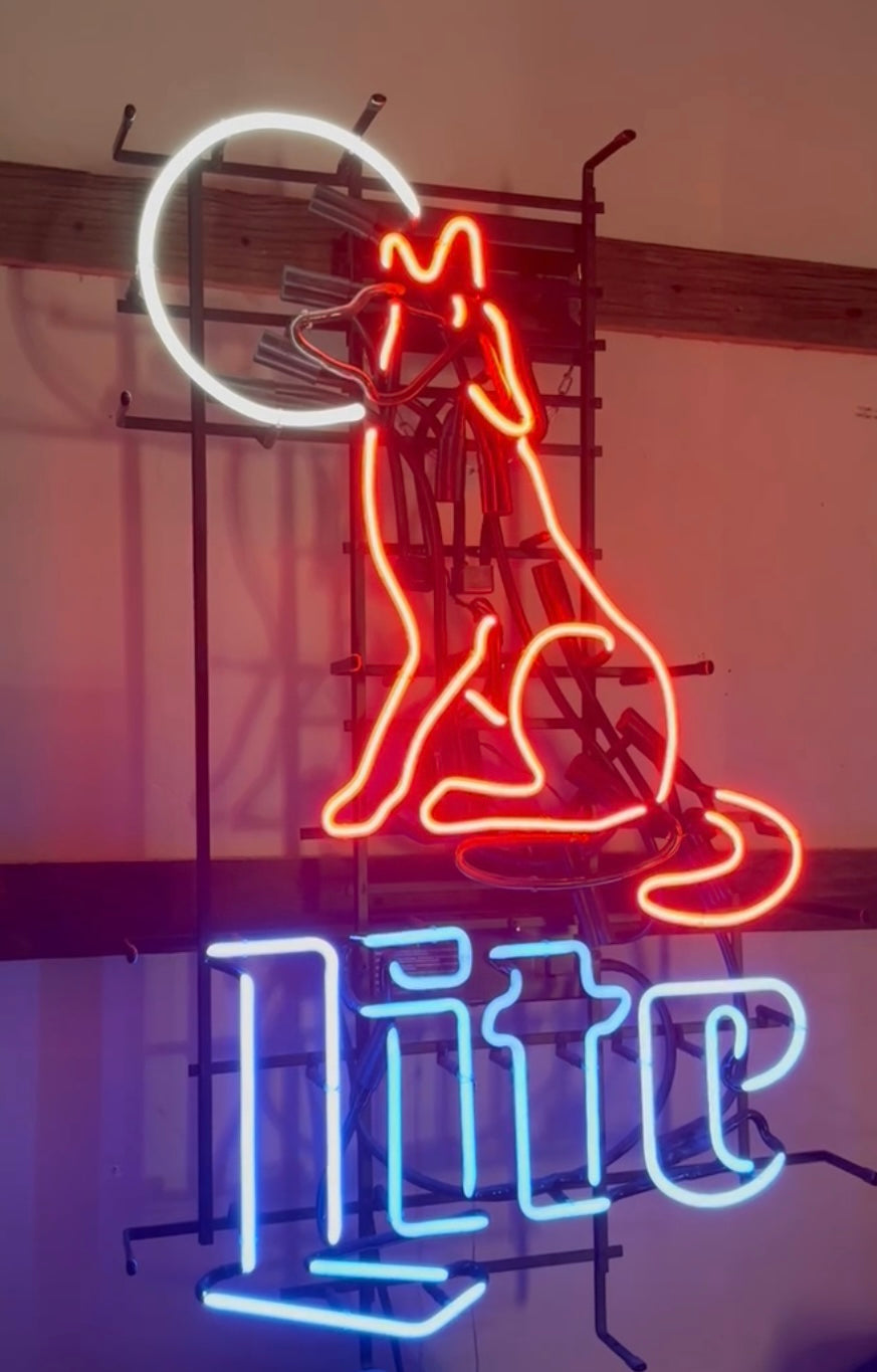 Lite for Motion Miller Lite Coyote Neon Sign Replacement Tube