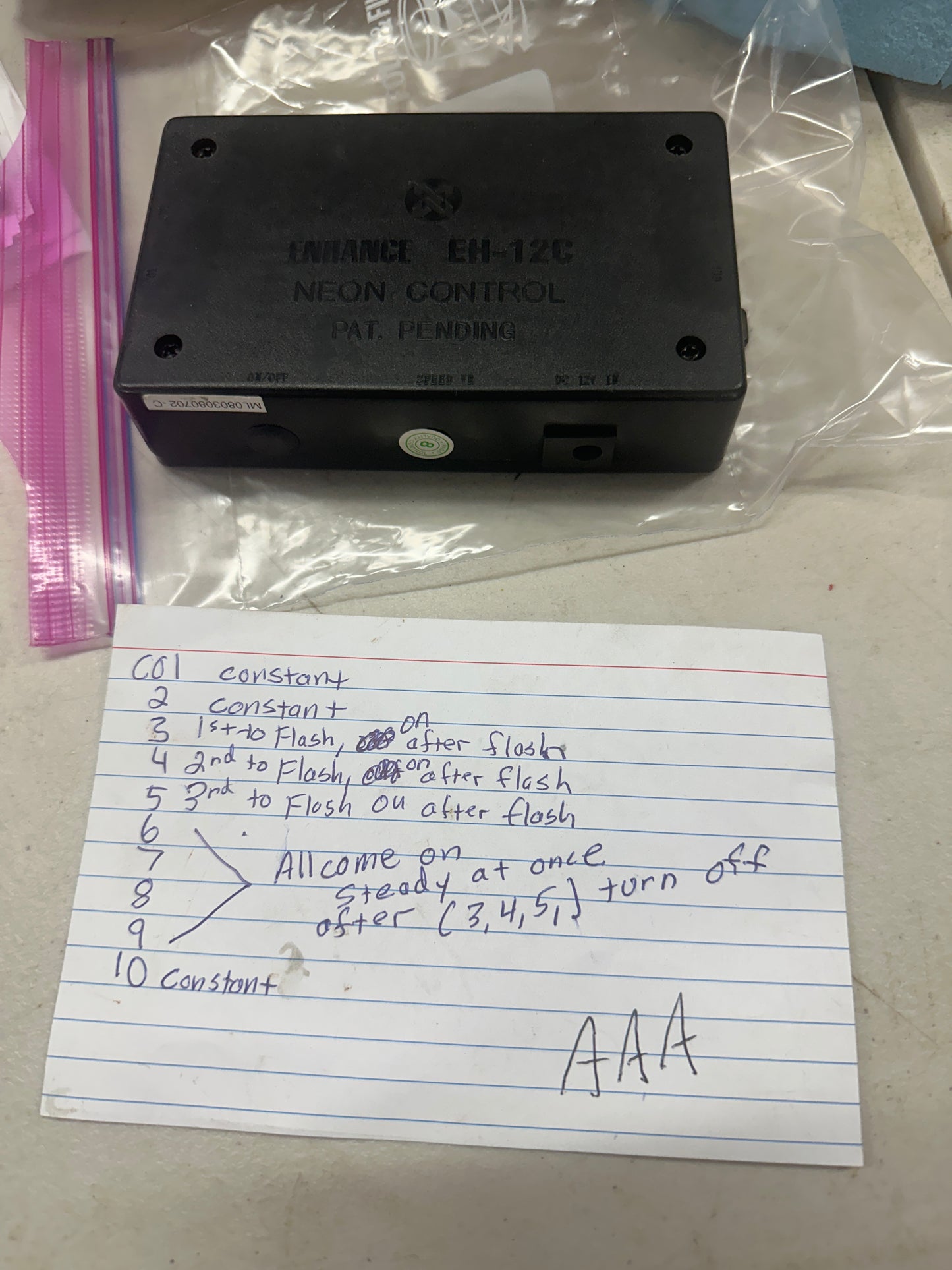 Enhance EH-12C Neon Control Unit