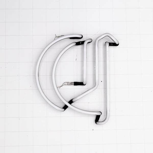 Large C for Corona Neon Sign Replacement Tube Used