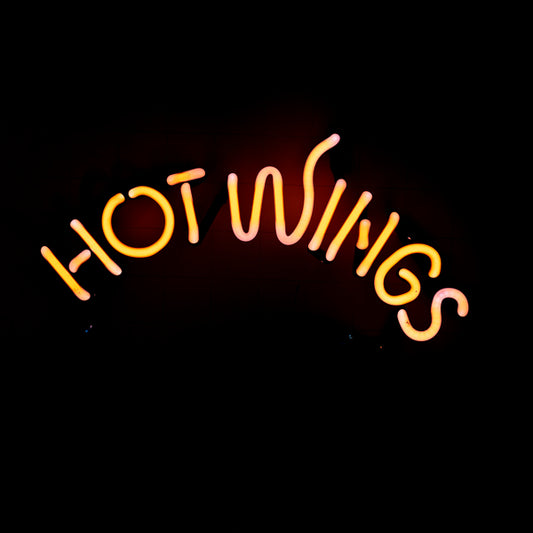 HOT WINGS Single Stroke Word Unit for Cold Miller Neon Neon Sign Replacement Tube