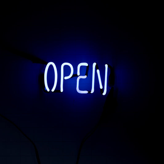 OPEN Neon Sign Replacement Tube Used
