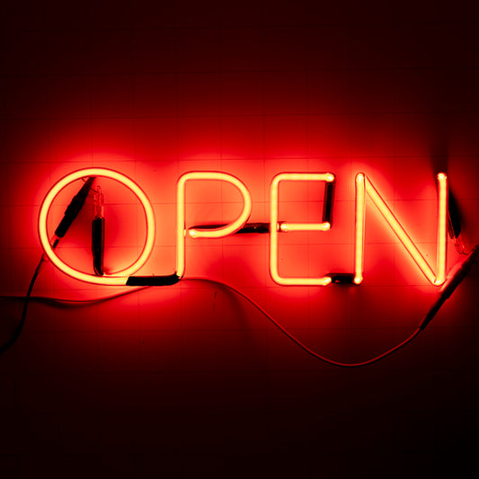 OPEN Neon Sign Replacement Tube