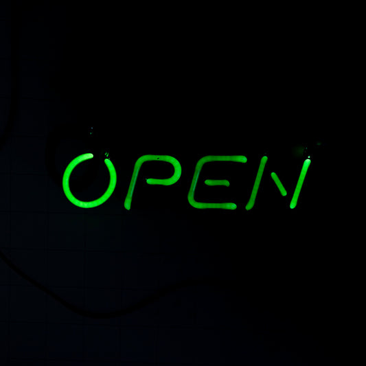 OPEN Neon Sign Replacement Tube