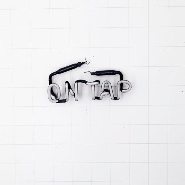 ON TAP Single Stroke Word Unit Neon Sign Replacement Tube