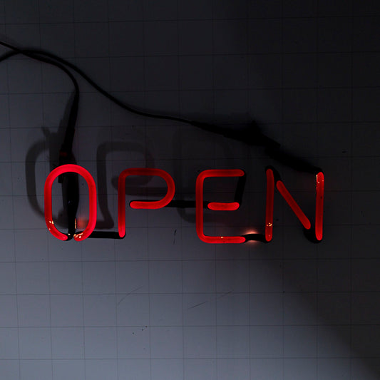 OPEN Neon Sign Replacement Tube