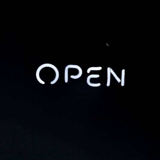 OPEN Neon Sign Replacement Tube Used