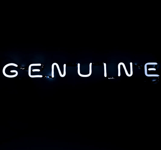 GENUINE Single Stroke Word Unit Neon Sign Replacement Tube