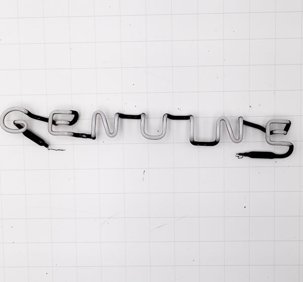 GENUINE Single Stroke Word Unit Neon Sign Replacement Tube