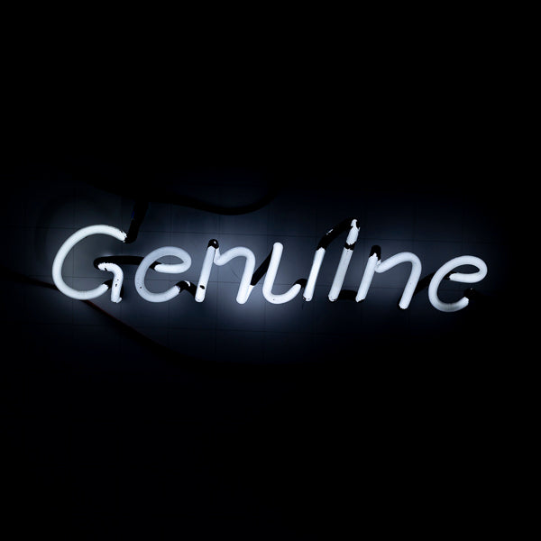 Genuine Single Stroke Word Unit for Genuine Draft Neon Sign Replacement Tube