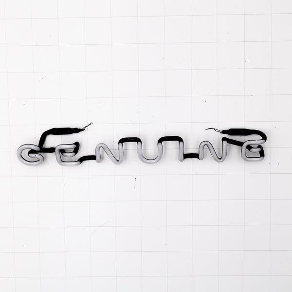 GENUINE Single Stroke Word Unit for Miller Genuine Draft Neon Sign Replacement Tube