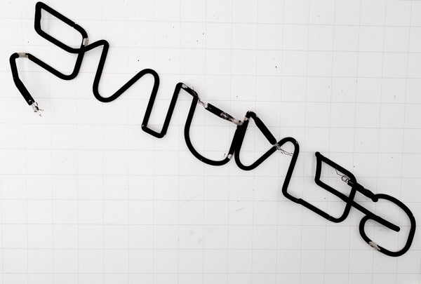 GENUINE Single Stroke Word Unit 2 Tube Set Neon Sign Replacement Tube Used