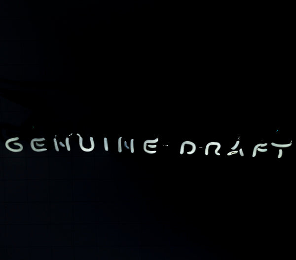 GENUINE DRAFT Single Stroke Word Unit Neon Sign Replacement Tube