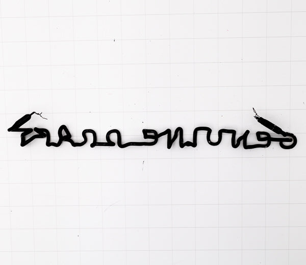 GENUINE DRAFT Single Stroke Word Unit Neon Sign Replacement Tube