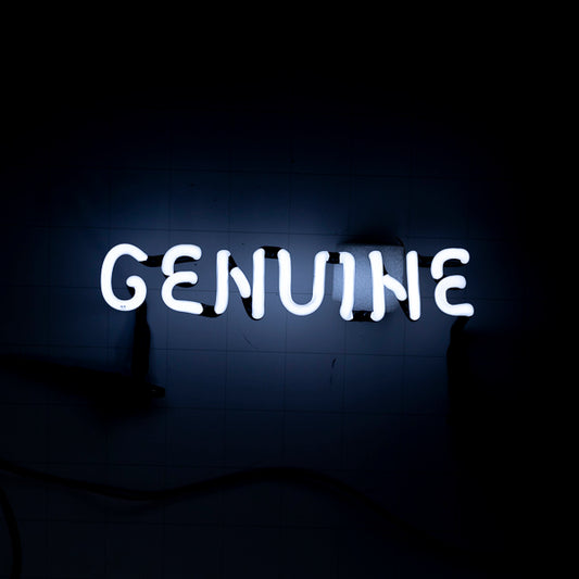 GENUINE Single Stroke Word Unit Neon Sign Replacement Tube Used