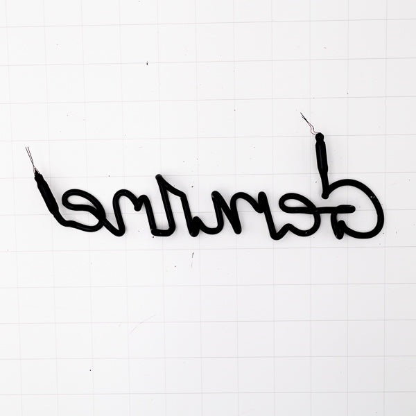 Genuine Single Stroke Word Unit  for Genuine Draft Neon Sign Replacement Tube