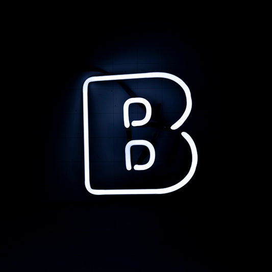 Double Stroke B for Bud Light Neon Sign Replacement Tube Used