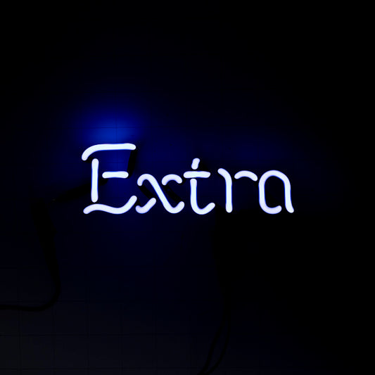 Extra Single Stroke Word Unit for Corona Extra Tiki Hut Neon Sign Replacement Tube