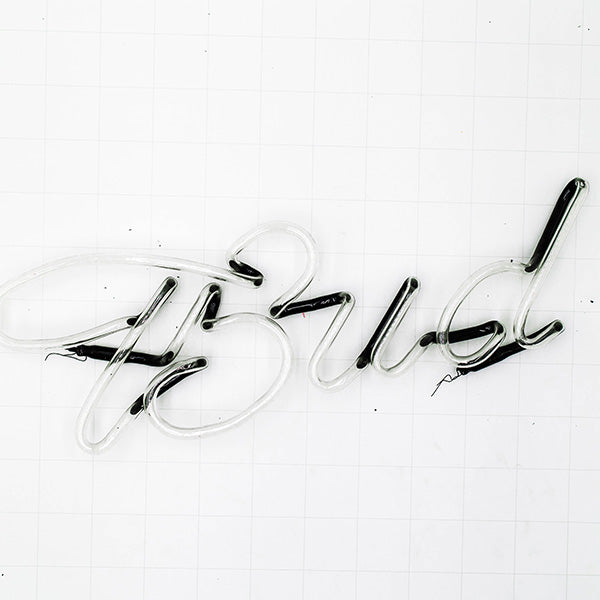 Bud for Budweiser Replacement Tube - Neon Sign Part Used