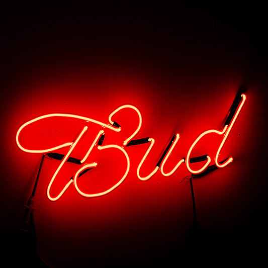 Bud for Budweiser Replacement Tube - Neon Sign Part Used