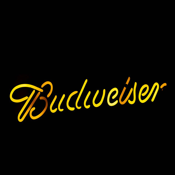 Budweiser Script Word Unit Replacement Tube - Neon Sign Part Used