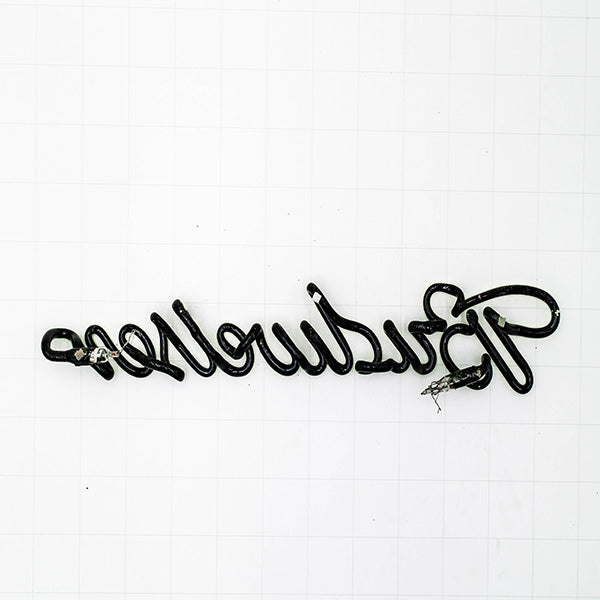 Budweiser Script Replacement Tube - Neon Sign Part Used