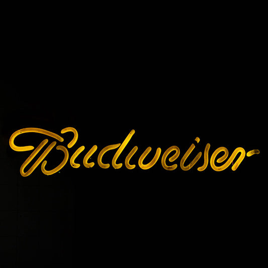 Budweiser Script Replacement Tube - Neon Sign Part Used