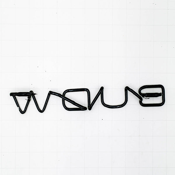 BUDW Single Stroke Word Unit for Budweiser Replacement Tube - Neon Sign Part Used