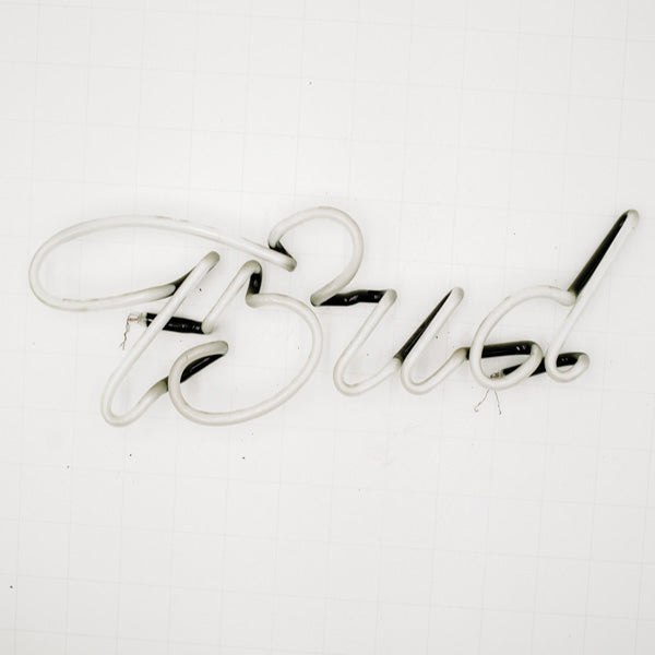 Bud for Budweiser Replacement Tube - Neon Sign Part Used