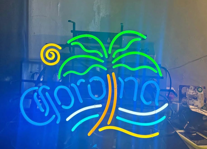 Palm Tree / Branches and Sun unit for Corona Palm Sun - Neon Sign Part