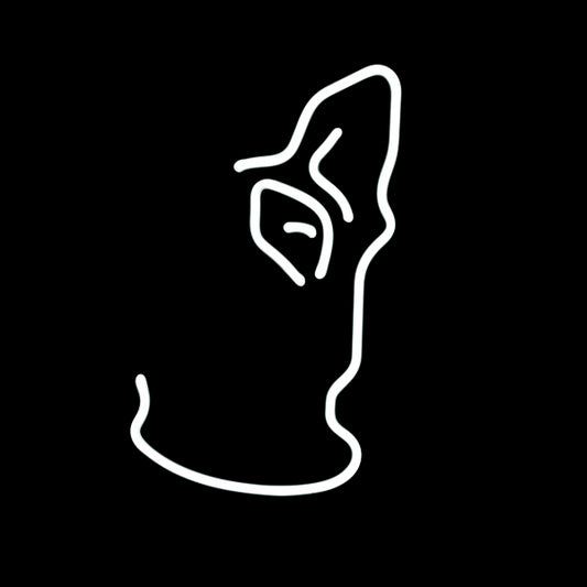 Right Side Dog Face for Bud Light Spuds Unit Replacement Tube - Neon Sign Part