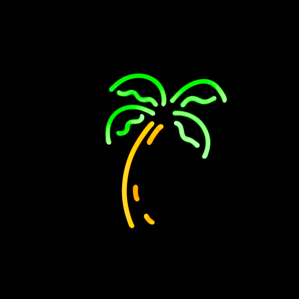 Left Palm Unit for Yuengling Replacement Tube - Neon Sign Part