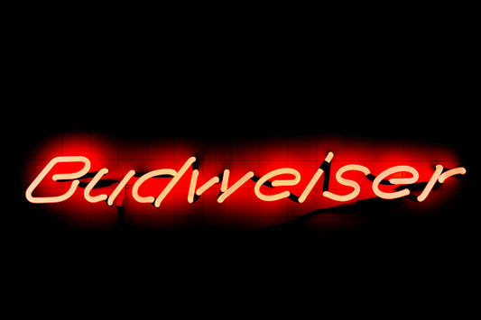 Budweiser single stroke Word Unit Replacement Tube - Neon Sign Part