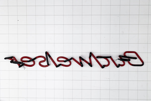 Budweiser single stroke Word Unit Replacement Tube - Neon Sign Part