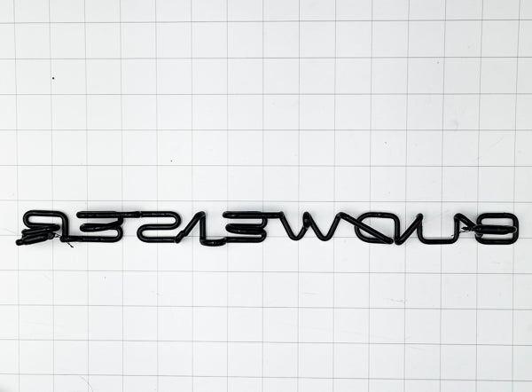 BUDWEISER single stroke for King B Word Unit Replacement Tube - Neon Sign Part