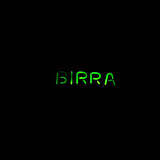 BIRRA Single Stroke Word Unit for Peroni Neon Sign Replacement Tube Used