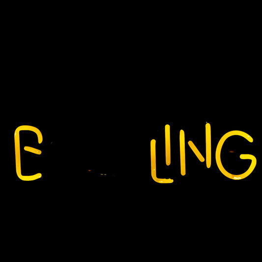 Bowling word unit for Miller Lite Neon Sign Replacement Tube