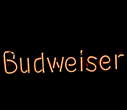 Budweiser Single Stroke word unit Neon Sign Replacement Tube
